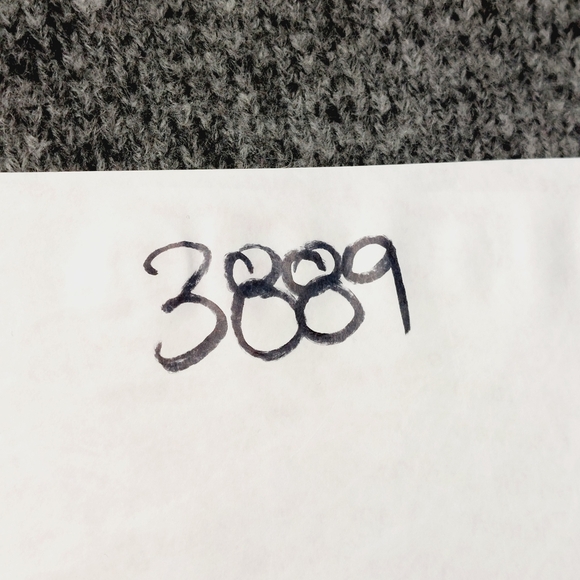 LOFT Ann Taylor Gray White Short Sleeve Poncho Casual Sweaters P3889 - Picture 9 of 9